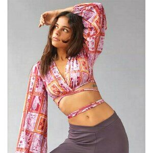 Urban Outfitters | Florentina Tarot Print Wrap Top